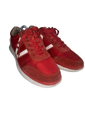 Vionic Men's Ansel Red Suede Casual Walking Shoes Size 11 Comfort Orthopedic